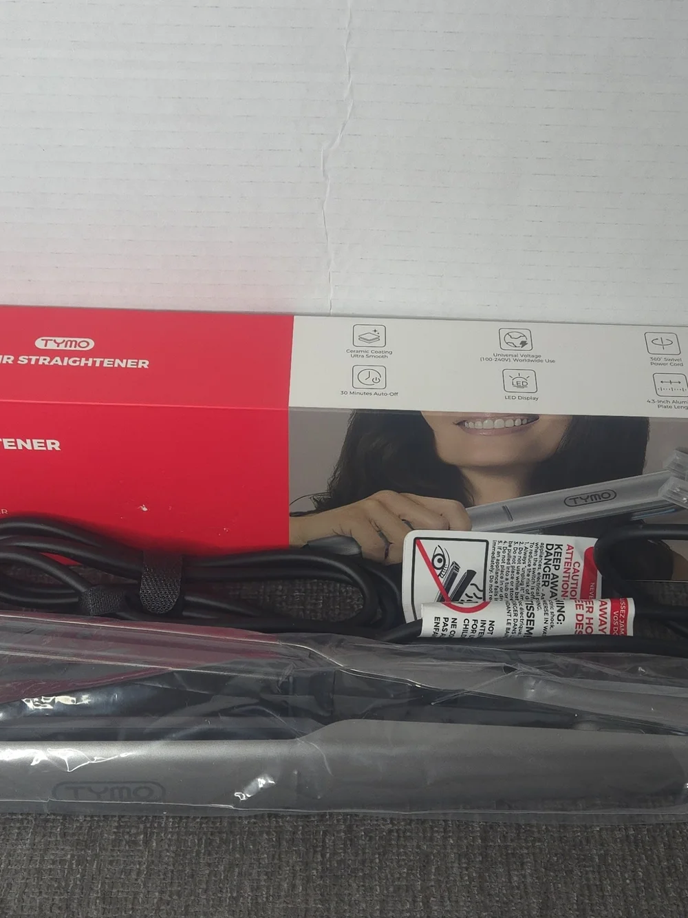 TYMO Flaight Holo 2-in-1 Hair Straightener and Curler Flat Iron HC211B - Picture 5 of 6